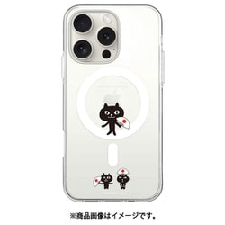 ABF27249i16PR [iPhone 16 Pro 用 MagSafe対応 クリアケース ネコマンジュウ ワタリ]