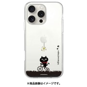 ABF27255i16PR [iPhone 16 Pro 用 クリアケース ネコマンジュウ サイクリング]