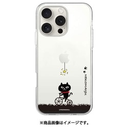 ABF27257i16PM [iPhone 16 Pro Max 用 クリアケース ネコマンジュウ サイクリング]