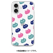 ABF27268i16 [iPhone 16 用 クリアケース ネコマンジュウ パターン]