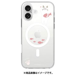 ABF27274i16 [iPhone 16 用 MagSafe対応 クリアケース ターチャン オサカナPK]