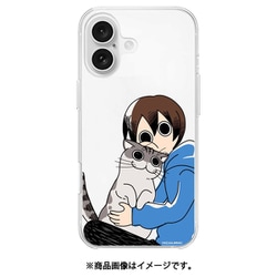 ABF27288i16 [iPhone 16 用 クリアケース 夜は猫といっしょ キュルガwithフータ]