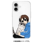 ABF27288i16 [iPhone 16 用 クリアケース 夜は猫といっしょ キュルガwithフータ]