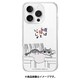 ABF27291i16PR [iPhone 16 Pro 用 クリアケース 夜は猫といっしょ キュルガポーズ]