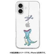 AK26991i16 [iPhone 16 用 ソフトクリアケース はらぺこザウルス グリーン]