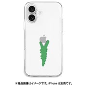 AK27007i16 [iPhone 16 用 ソフトクリアケース モグモグ ワニ]