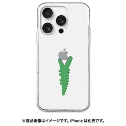 AK27009i16PR [iPhone 16 Pro 用 ソフトクリアケース モグモグ ワニ]