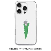 AK27009i16PR [iPhone 16 Pro 用 ソフトクリアケース モグモグ ワニ]