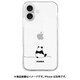 AK27011i16 [iPhone 16 用 ソフトクリアケース パンダ]