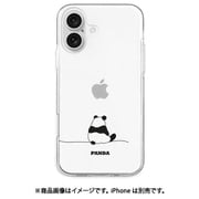 AK27011i16 [iPhone 16 用 ソフトクリアケース パンダ]