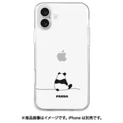AK27012i16PL [iPhone 16 Plus 用 ソフトクリアケース パンダ]