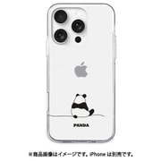 AK27013i16PR [iPhone 16 Pro 用 ソフトクリアケース パンダ]