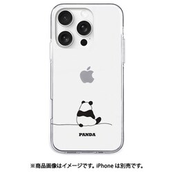 AK27014i16PM [iPhone 16 Pro Max 用 ソフトクリアケース パンダ]