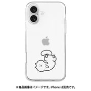AK27019i16 [iPhone 16 用 ソフトクリアケース 猫ちゃんはリラックス中]