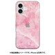 AK27031i16 [iPhone 16 用 ソフトクリアケース マーベラスマーブル PINK]