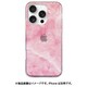 AK27032i16PR [iPhone 16 Pro 用 ソフトクリアケース マーベラスマーブル PINK]