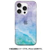 AK27034i16PR [iPhone 16 Pro 用 ソフトクリアケース マーベラスマーブル Blue]