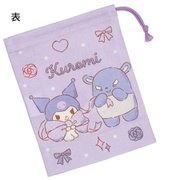 KB63 [コップ袋 クロミ/ビックリボン]
