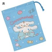 KB63 [コップ袋 シナモロール/ビックリボン]