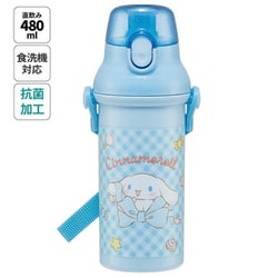 抗菌 直飲プラワンタッチボトル 480ml シナモロール/ビックリボン PSB5SANAG
