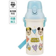 抗菌 直飲プラワンタッチボトル 480ml ミッキーフレンズ/風船 PSB5SANAG