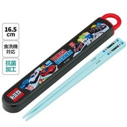 抗菌 スライド式箸・箸箱セット トミカ25 ABS2AMAG