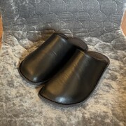 YMS201 BLK [スムースレザー メンズ フリーサイズ ブラック]