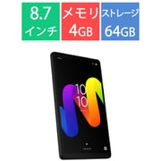 TCL TAB 8 Gen2/8.7型/Helio G80/メモリ 4GB/ストレージ 64GB/Android 14/ブラック 8188X1