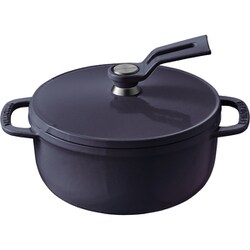 新品 バーミキュラ オープンポット2 18cm オーシャンネイビー オーブンポット 2 18cm ベーシックノブ＆リッドスタンド