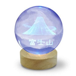 3Dクリスタルボールライト 富士山 RGB CRYBALL-FUJI-RGBR
