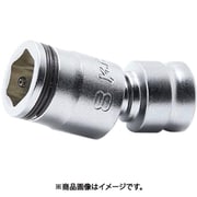 2441MZ-13 [コーケン Z-EAL 1/4”（6.35mm）SQ. ナットグリップユニバーサルソケット 13mm]