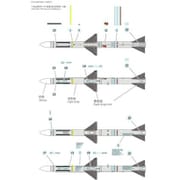 ORE A48022 1/48 AIM-7M スパローミサイル 2個入 [プラモデル用パーツ]