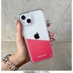 1717-15-PEACH [iPhone 15用 不思議なたぷたぷケース ピーチ]