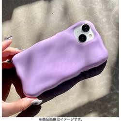 1829-1413-MURASAKIIMO [iPhone 14/13用 溶けたドロドロケース ムラサキイモ]