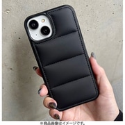 1830-15-BLACK [iPhone 15用 ダウンみたいなふかふかケース ブラック]