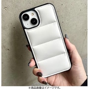 1830-15-WHITE [iPhone 15用 ダウンみたいなふかふかケース ホワイト]