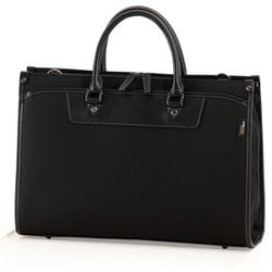 ATC-3398 ブラック [BRIEF CASE SINGLE （開口ファスナー1カ所・ショルダーベルト付） CORDURA fabric使用]