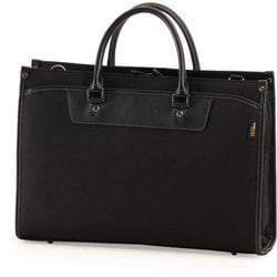 ATC-3399 ブラック [BRIEF CASE DOUBLE （開口ファスナー2カ所・ショルダーベルト付） CORDURA fabric使用]