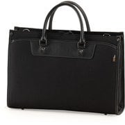 ATC-3399 ブラック [BRIEF CASE DOUBLE （開口ファスナー2カ所・ショルダーベルト付） CORDURA fabric使用]