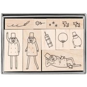 限定 スタンプ 木製セット A柄 オジサン30th 35597006
