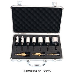マーベル ツバなしバイメタルホールソーステップドリルセット（BL-42） BLTACJSBSET42