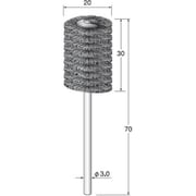 BM20SC-S [アルゴファイル スパイラルチャンネルブラシ Φ20X30 ステンレス線径0.15]