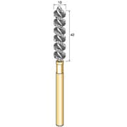 BM310S [アルゴファイル C砥粒入 ナイロンブラシスパイラル Φ10X42 Φ6軸]
