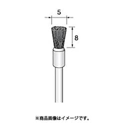 BM426 [アルゴファイル 毛ブラシエンド型ブタ毛黒 Φ5X8 Φ3.0軸]