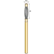 BM6236C [アルゴファイル ツイストワイヤーラップ Φ6.2X30 Φ6軸 キャップ゛]
