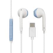 USB Type-C イヤホン ライトブルー HPTCLU002LBL