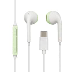 USB Type-C イヤホン ライトグリーン HPTCLU002LGN