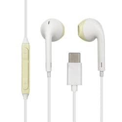USB Type-C イヤホン ライトイエロー HPTCLU002LYE