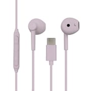 USB Type-C イヤホン モーヴピンク HPTCLU003MP