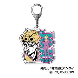 ジョジョの奇妙な冒険 黄金の風 アクリルキーホルダー 彩色影絵 01. ジョルノ・ジョバァーナ